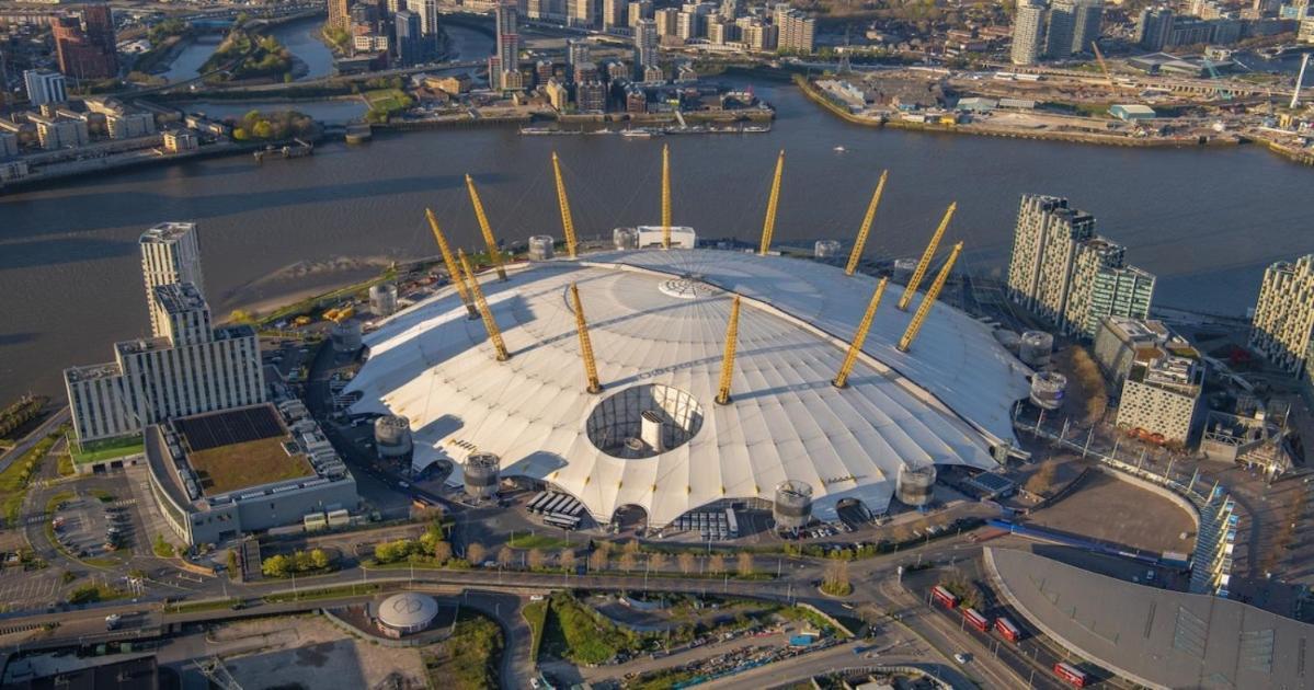 Canary Wharf O2 Arena Excel London Londres Exterior foto